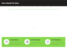 Tablet Screenshot of oneworldtogive.com